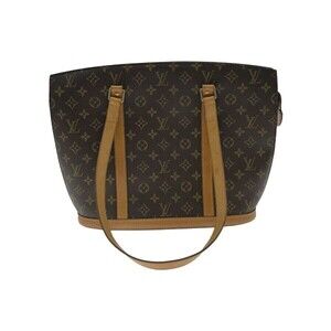Louis Vuitton Babylone Monogram Tote Bag Brown
